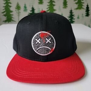 Loot Crate Law Breakers Bloody Sad Face Snapback.